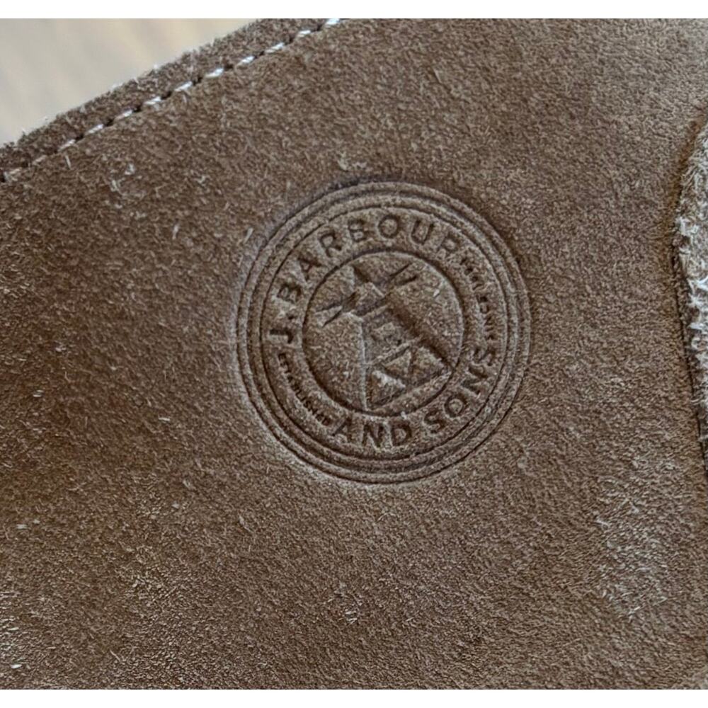 Barbour Mason Chukka Boots Suede Lace Up Beige Men Size US 10 UK 9 - Picture 9 of 10